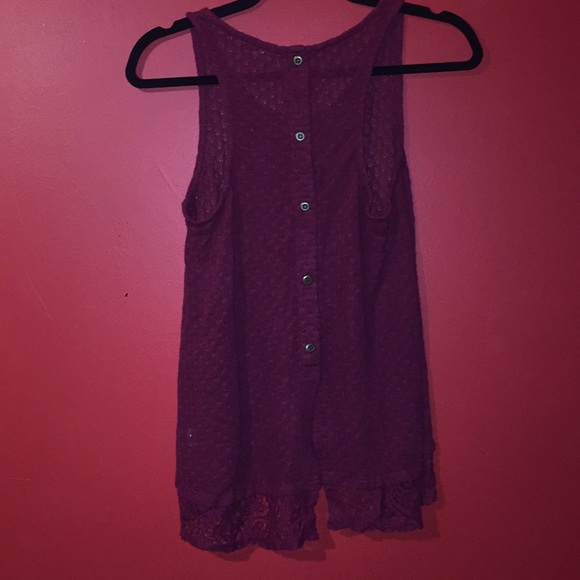 Burgundy Tank Top - Picture 2 of 2